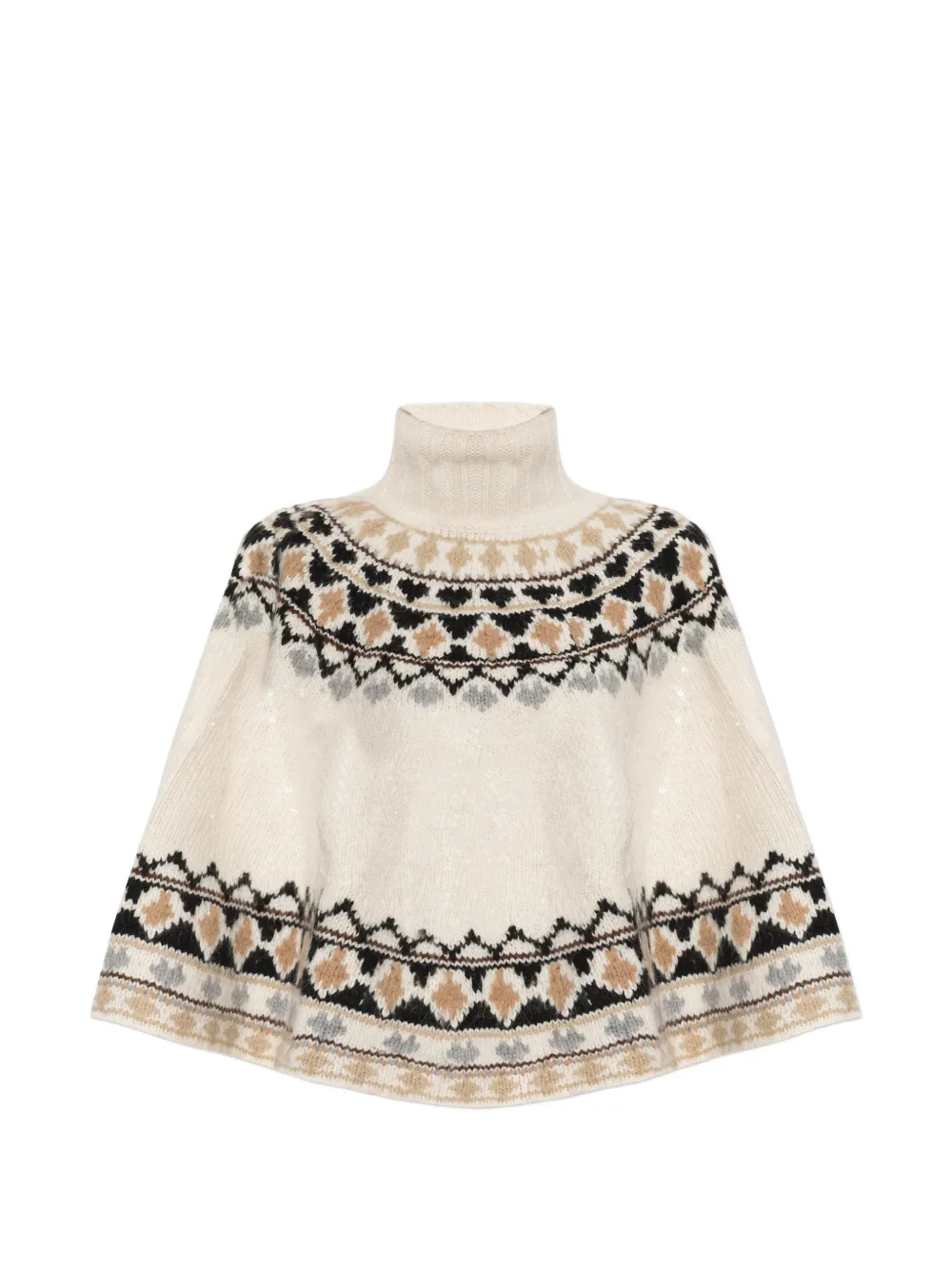 MUNTHE Verst fair isle poncho