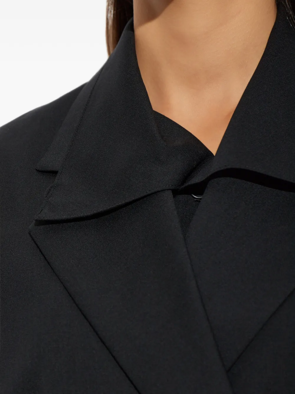 Issey Miyake double-breasted blazer Zwart