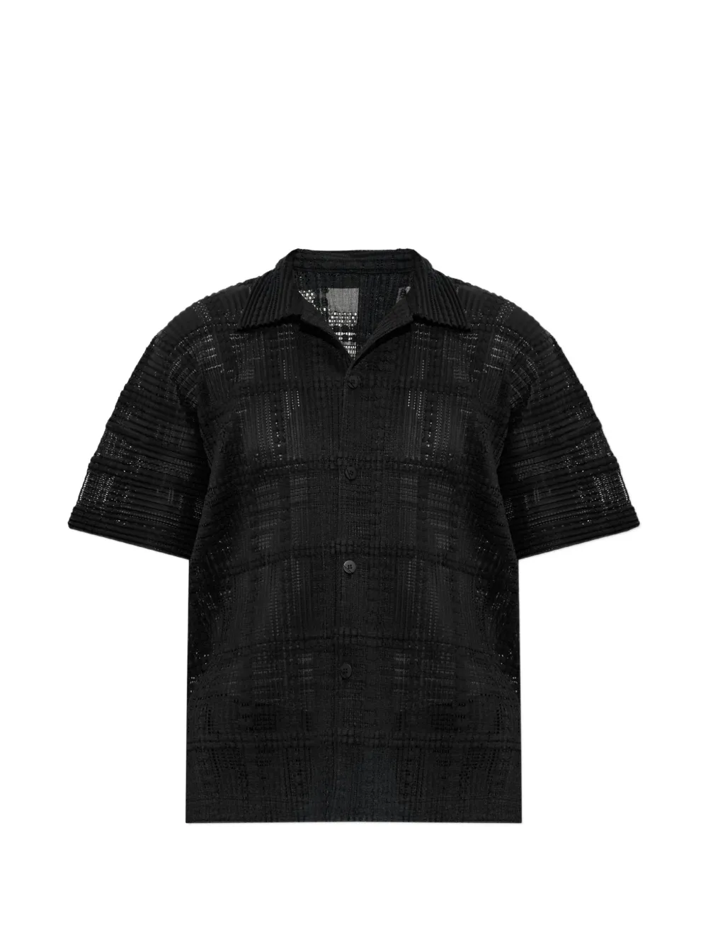Homme Plissé Issey Miyake pleated short-sleeve shirt