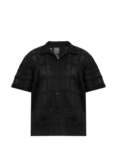 Homme Plissé Issey Miyake pleated short-sleeve shirt