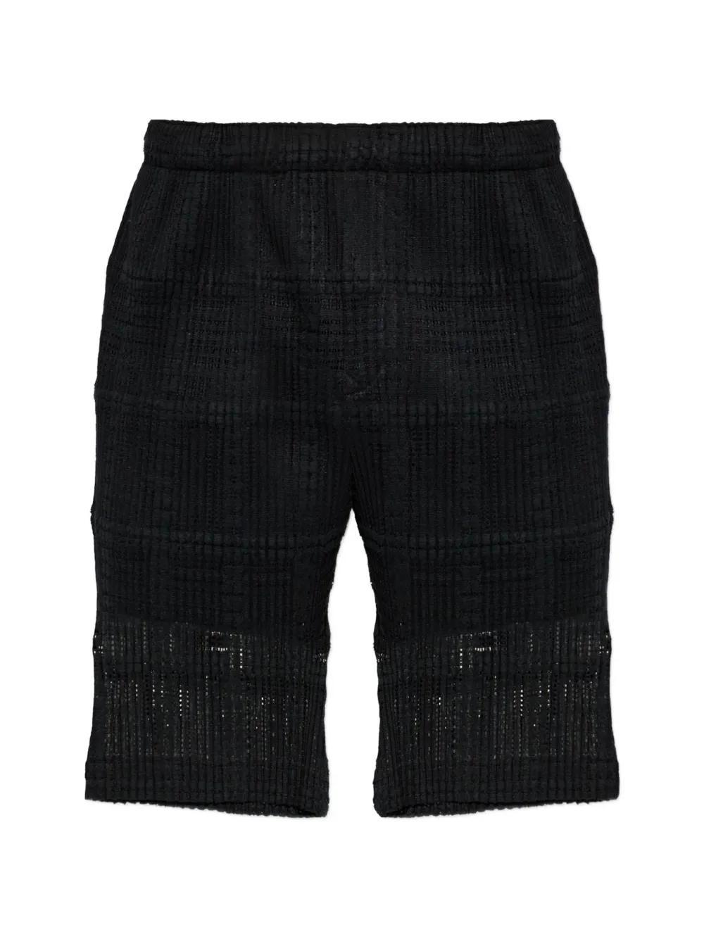 Homme Plissé Issey Miyake pleated shorts - Nero