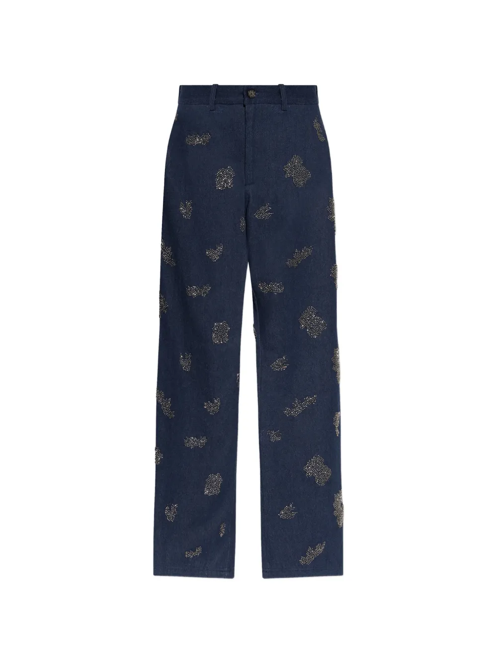 MUNTHE Valser bead-embellished jeans - Blu
