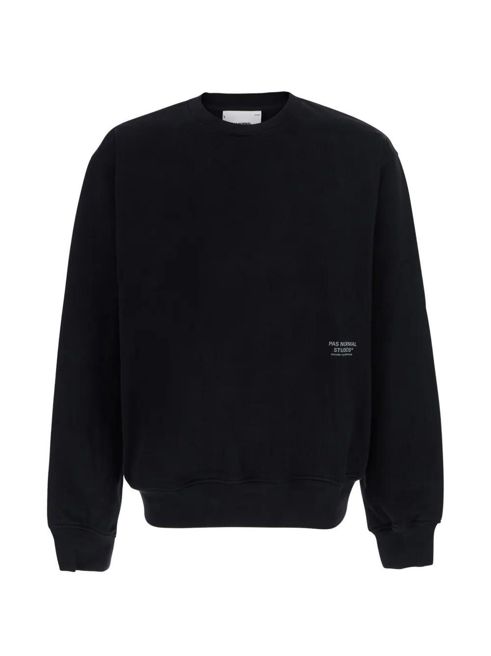 Pas Normal Studios Off-race Logo-print Sweatshirt In Black