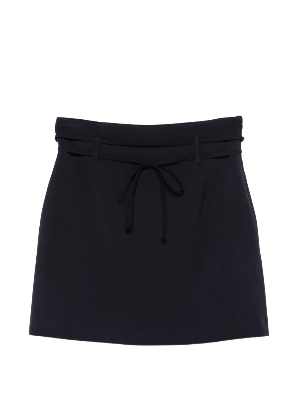 TWINSET tie-fastening belt-loops mini skirt