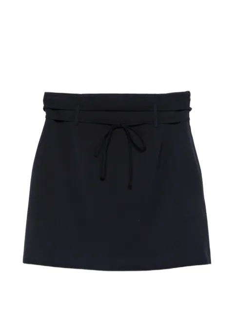 TWINSET minijupe à fermeture nouée et passants de ceinture