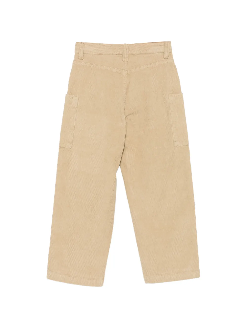 Off-White Kids Ribfluwelen broek Beige