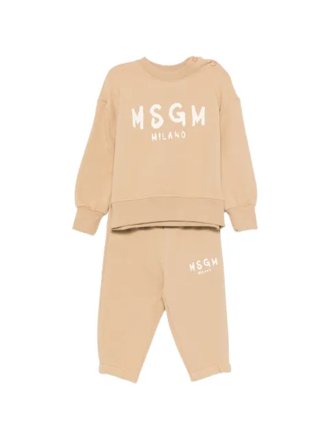 MSGM Kids logo-print tracksuit