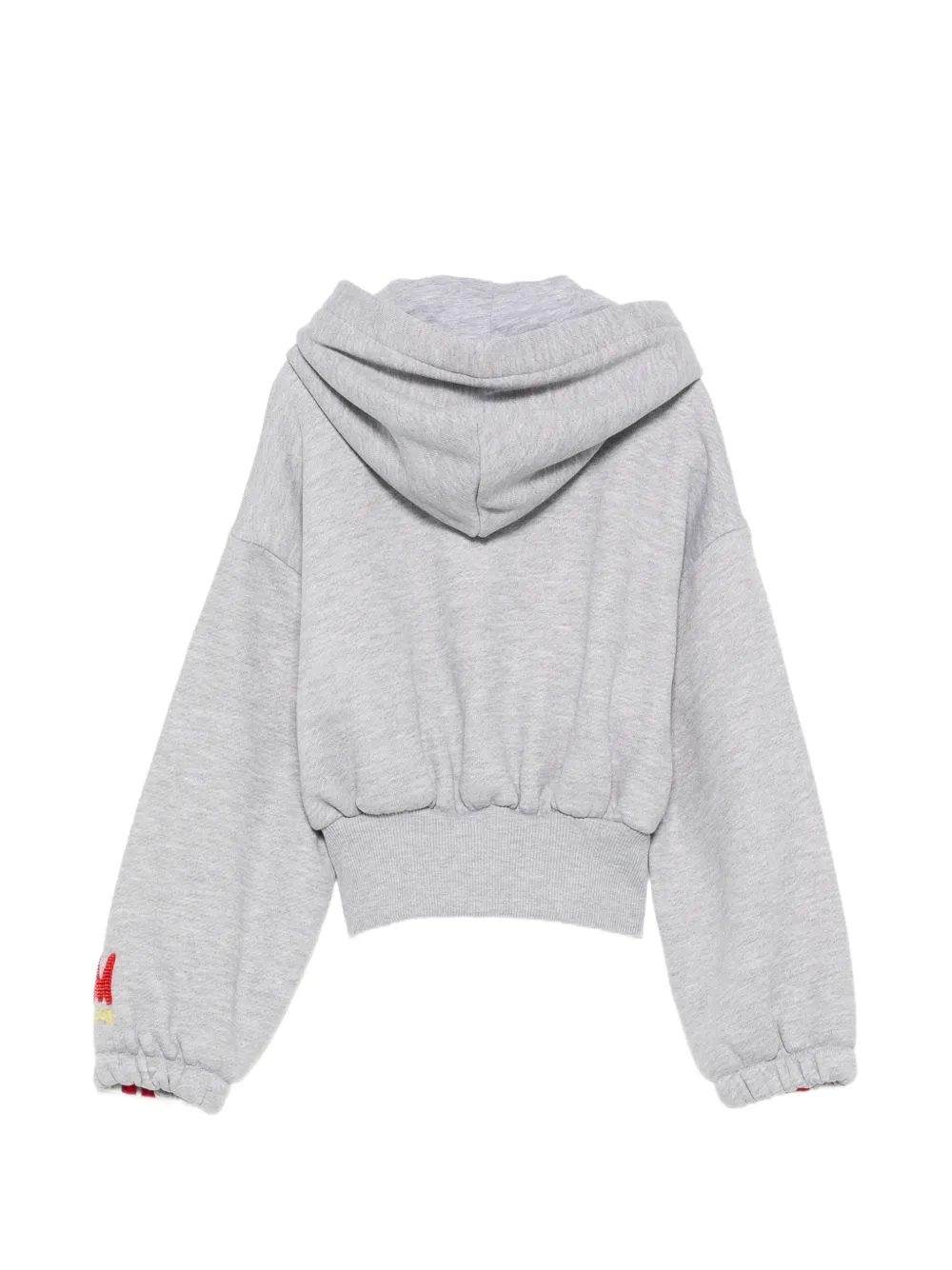 MSGM Kids Hoodie met zijstreep en logopatch Grijs