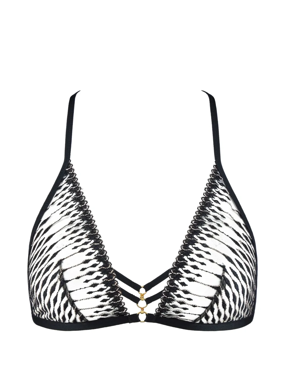 Aubade Bralette Voodoo Kiss a triangolo - Nero