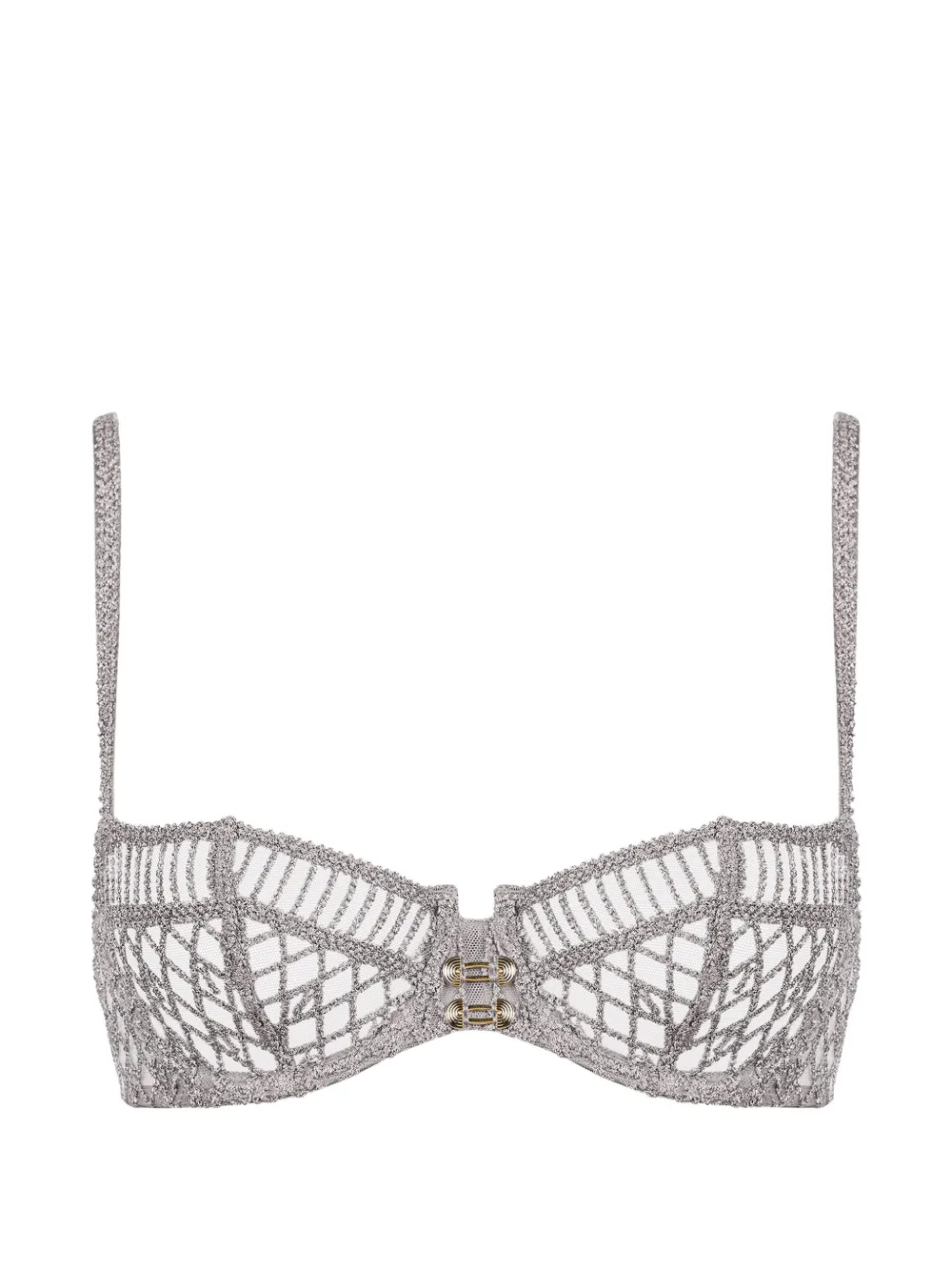 Aubade Reggiseno Stardust Dream con ricamo - Argento