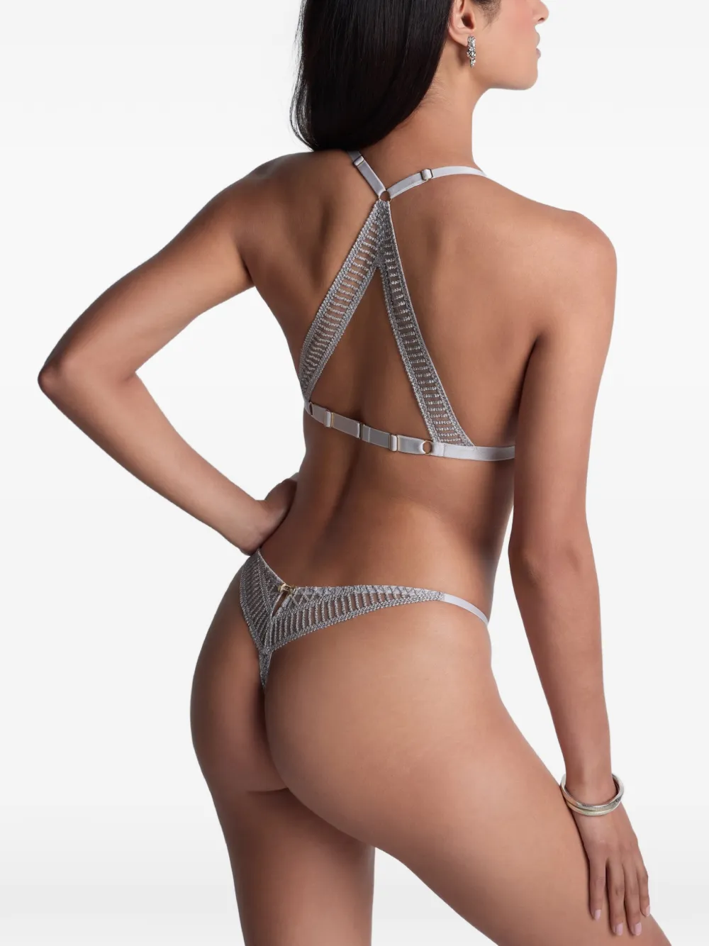 Aubade Stardust Dream string Grijs