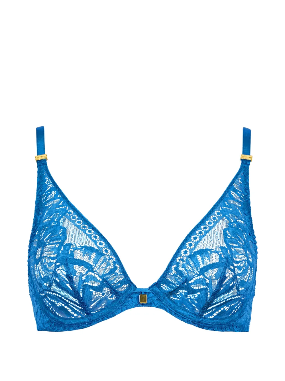 Aubade Reggiseno Love Soul in pizzo ricamato - Blu