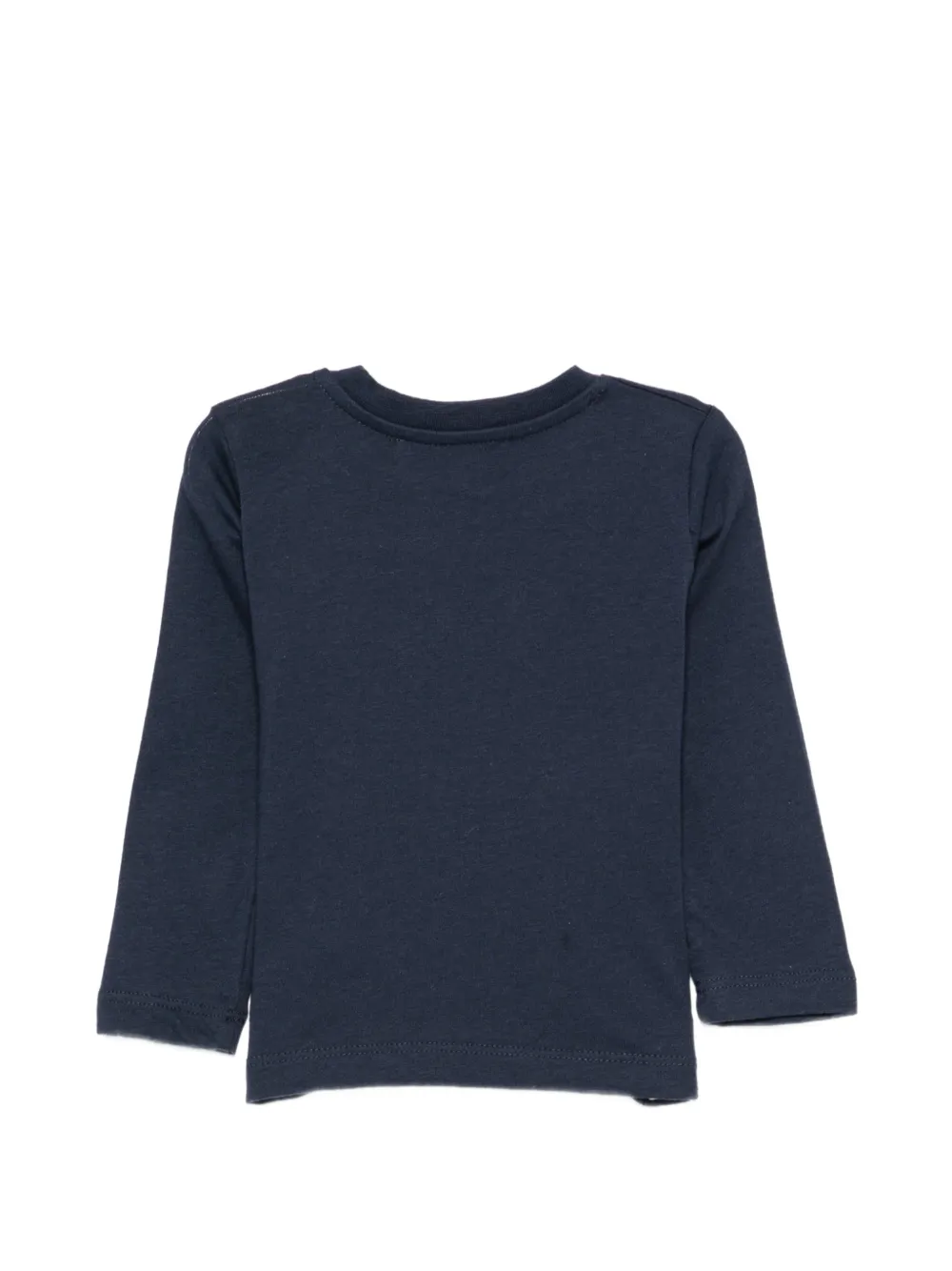 MSGM Kids T-shirt met lange mouwen en logo-print Blauw