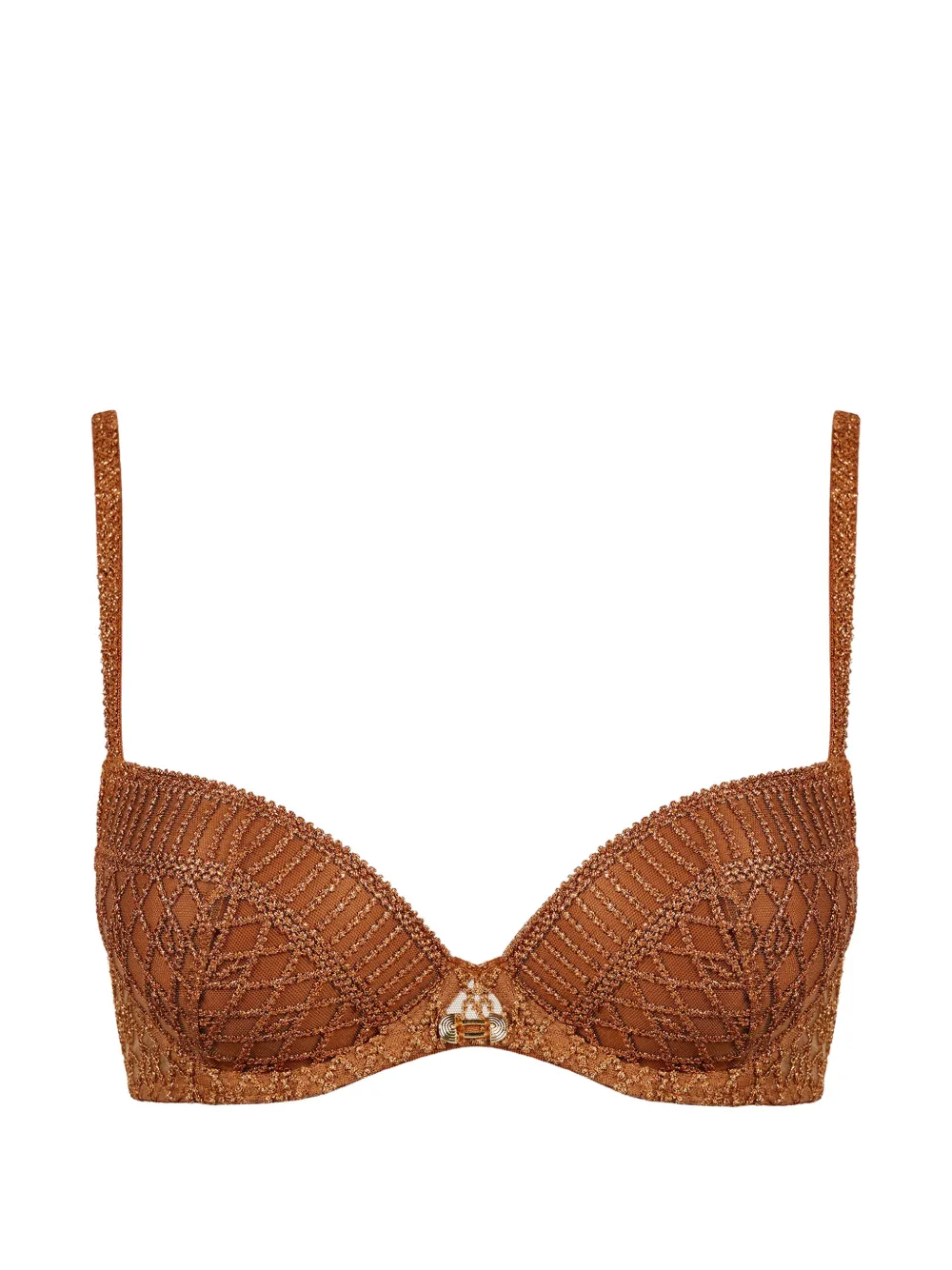 Aubade Reggiseno Stardust Dream con scollo profondo - Marrone