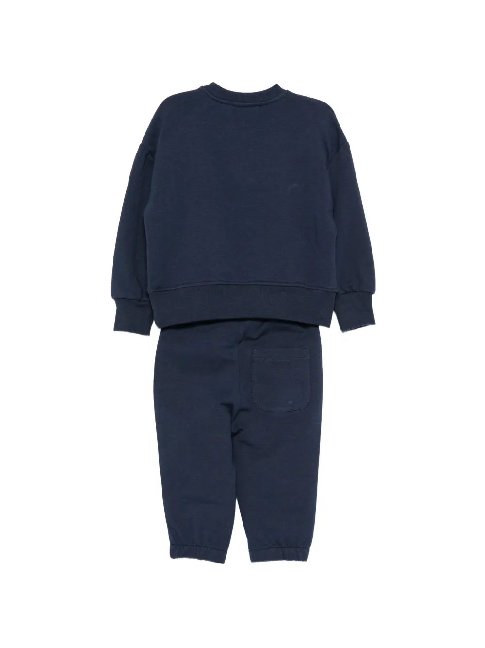 MSGM Kids logo-print tracksuit Blauw