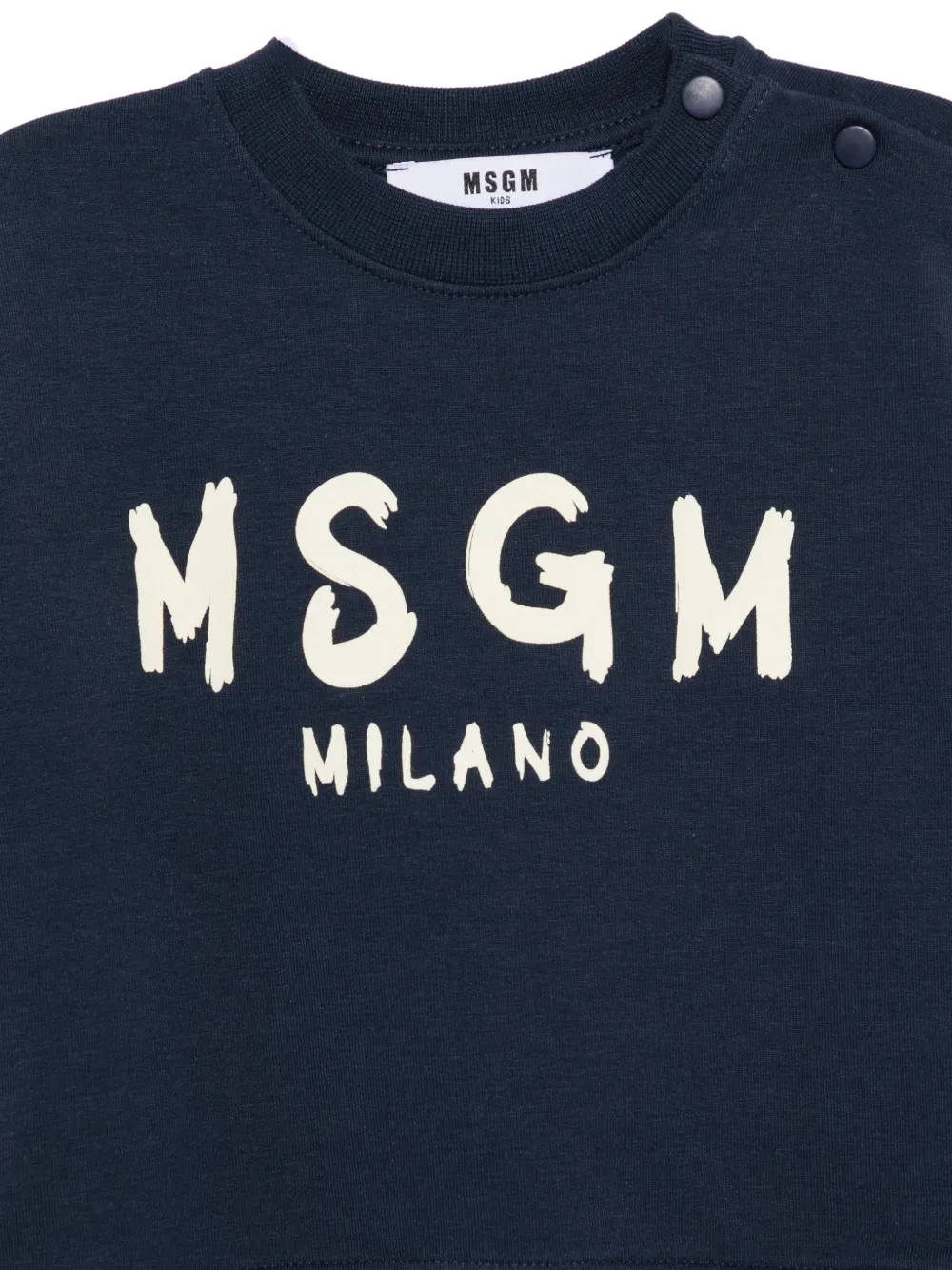 MSGM Kids logo-print tracksuit Blauw