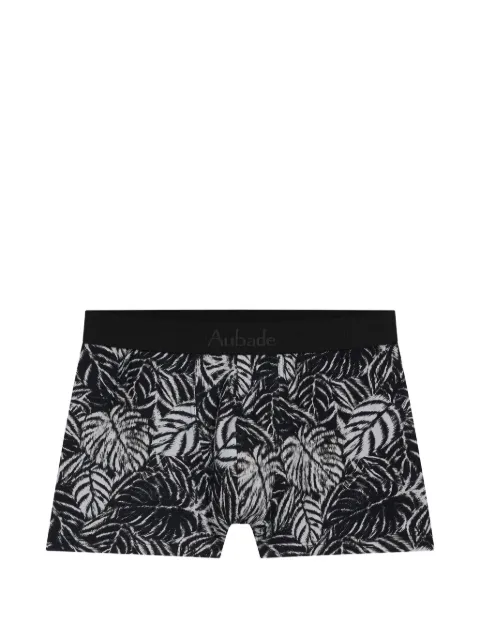 Aubade leaf-print boxer briefs