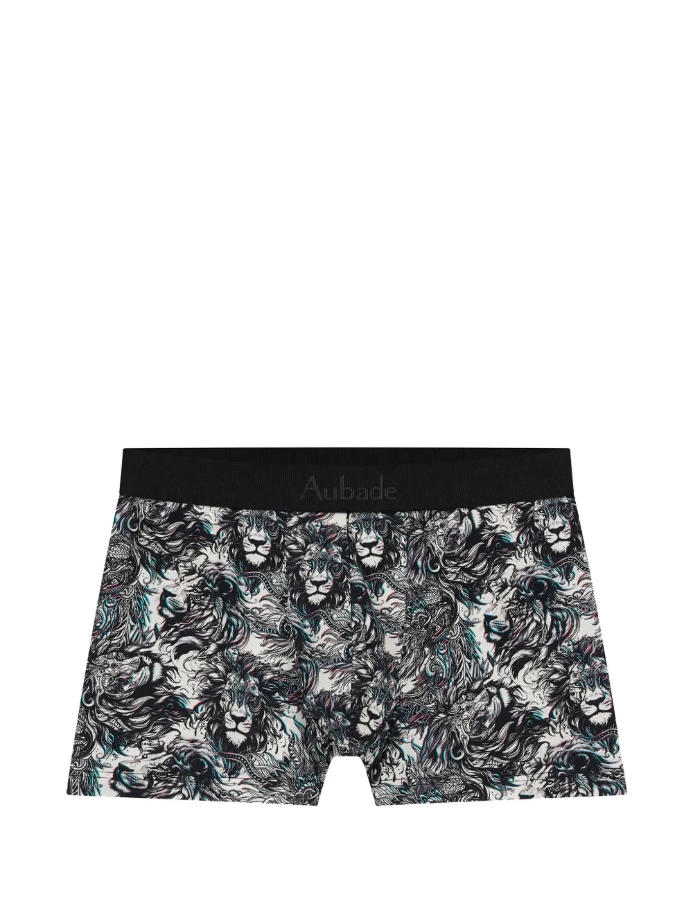 Aubade Boxer con stampa leone - Bianco