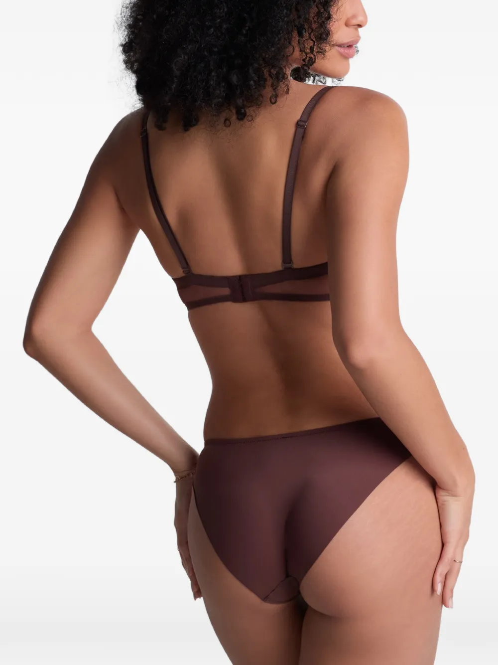 Aubade Sheer Emotion bandeau bh Bruin