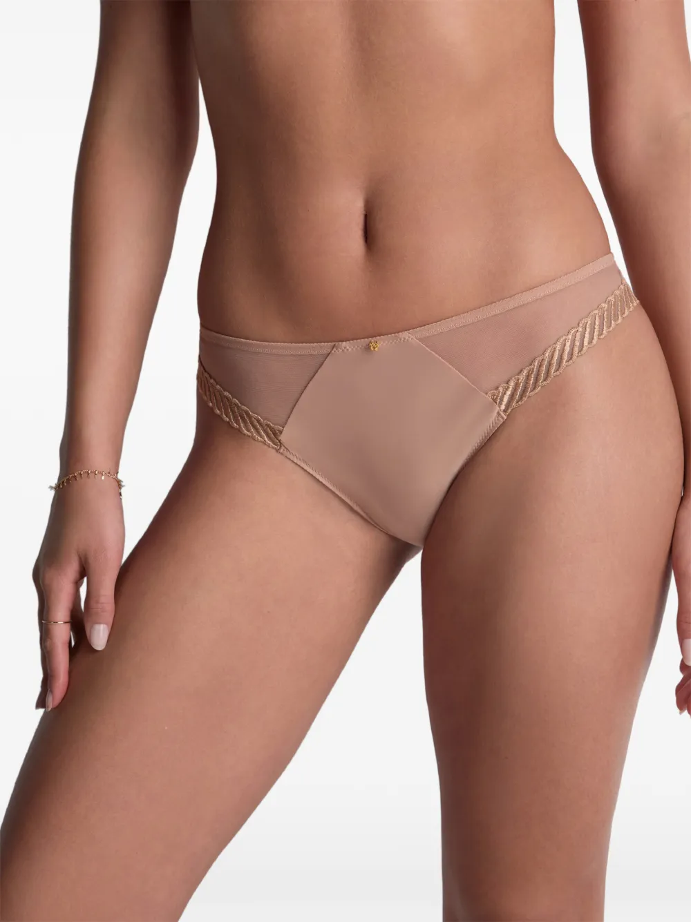 Aubade Sheer Emotion slip Beige