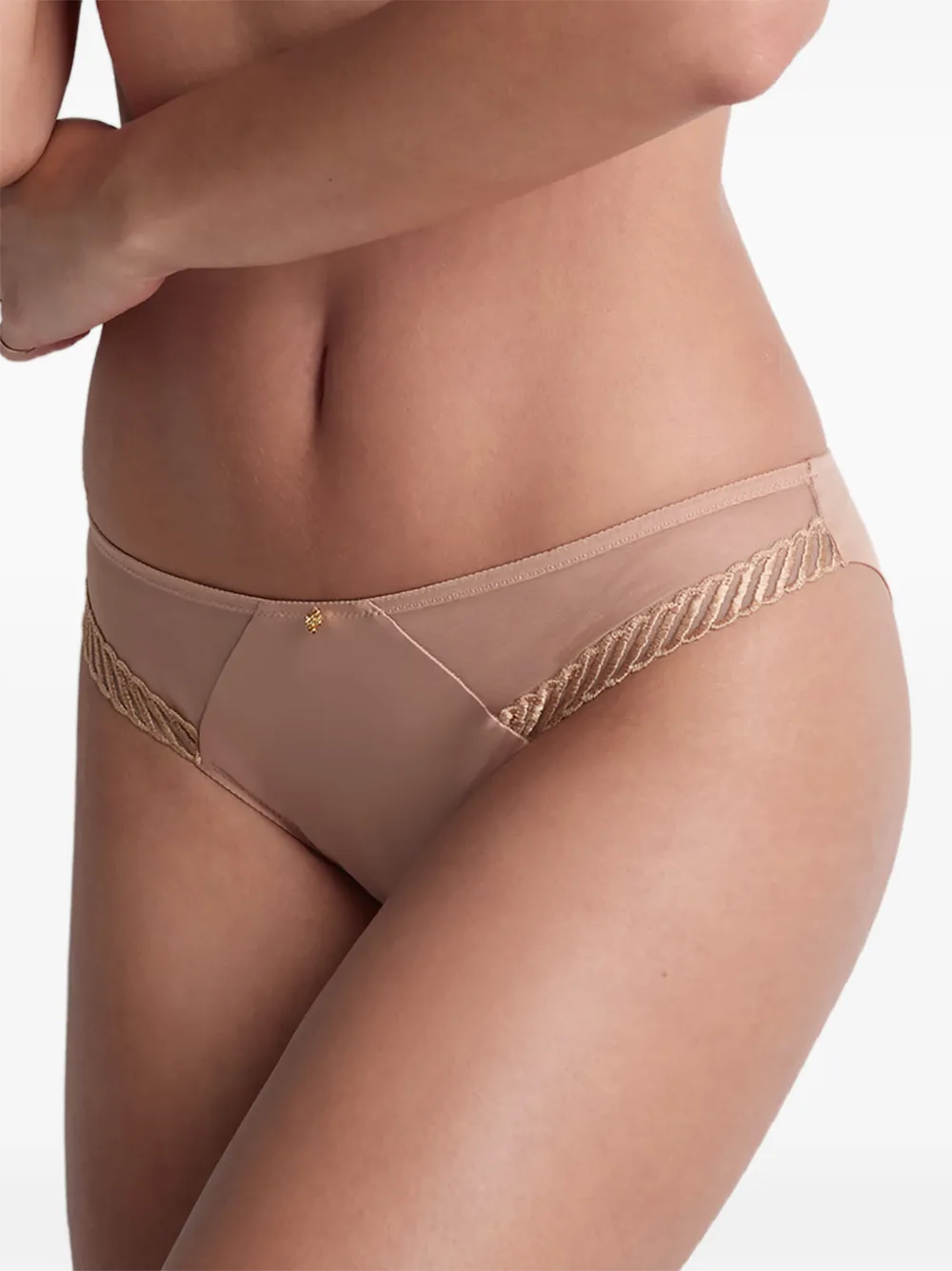 Aubade Sheer Emotion slip Beige