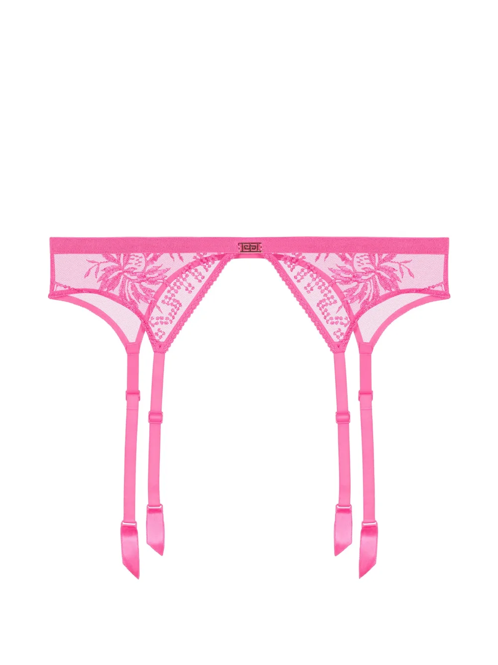 Aubade Rules of Attraction embroidered suspender belt