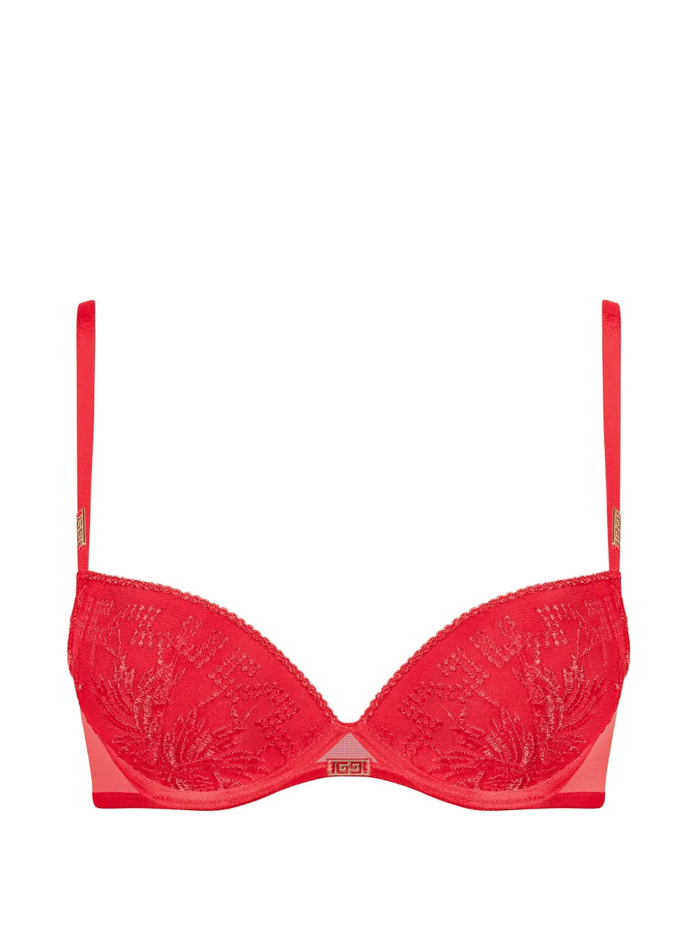Aubade Reggiseno push-up Rules of Attraction ricamato - Rosso