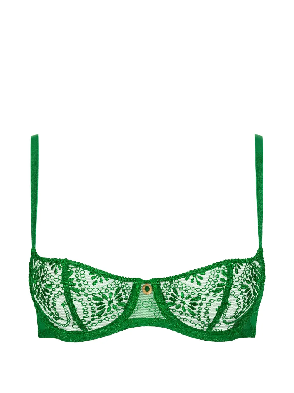 Aubade Reggiseno Losing My Mind ricamato con ferretto - Verde