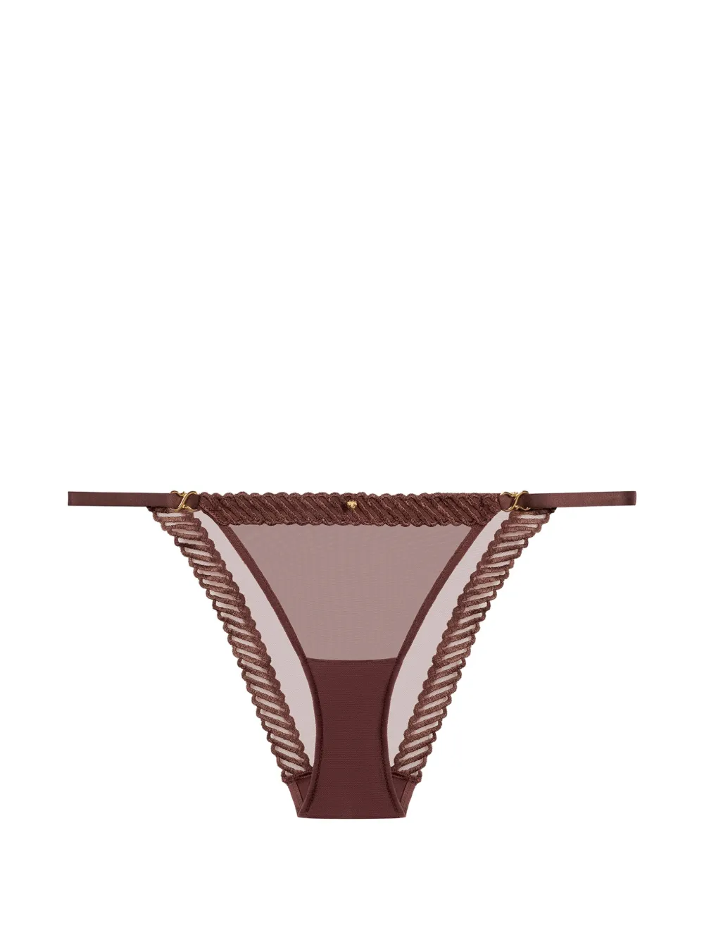 Aubade Slip Sheer Emotion - Marrone