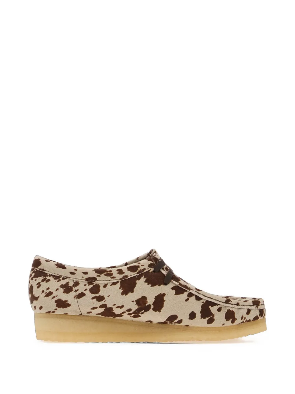 Clarks Originals Wallabee cow-print loafers - Toni neutri