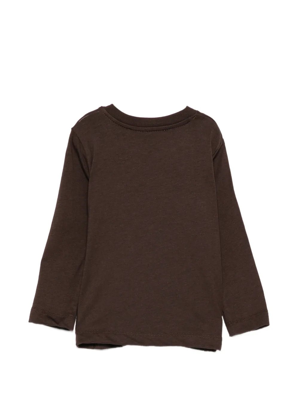 MSGM Kids T-shirt met logoprint Bruin