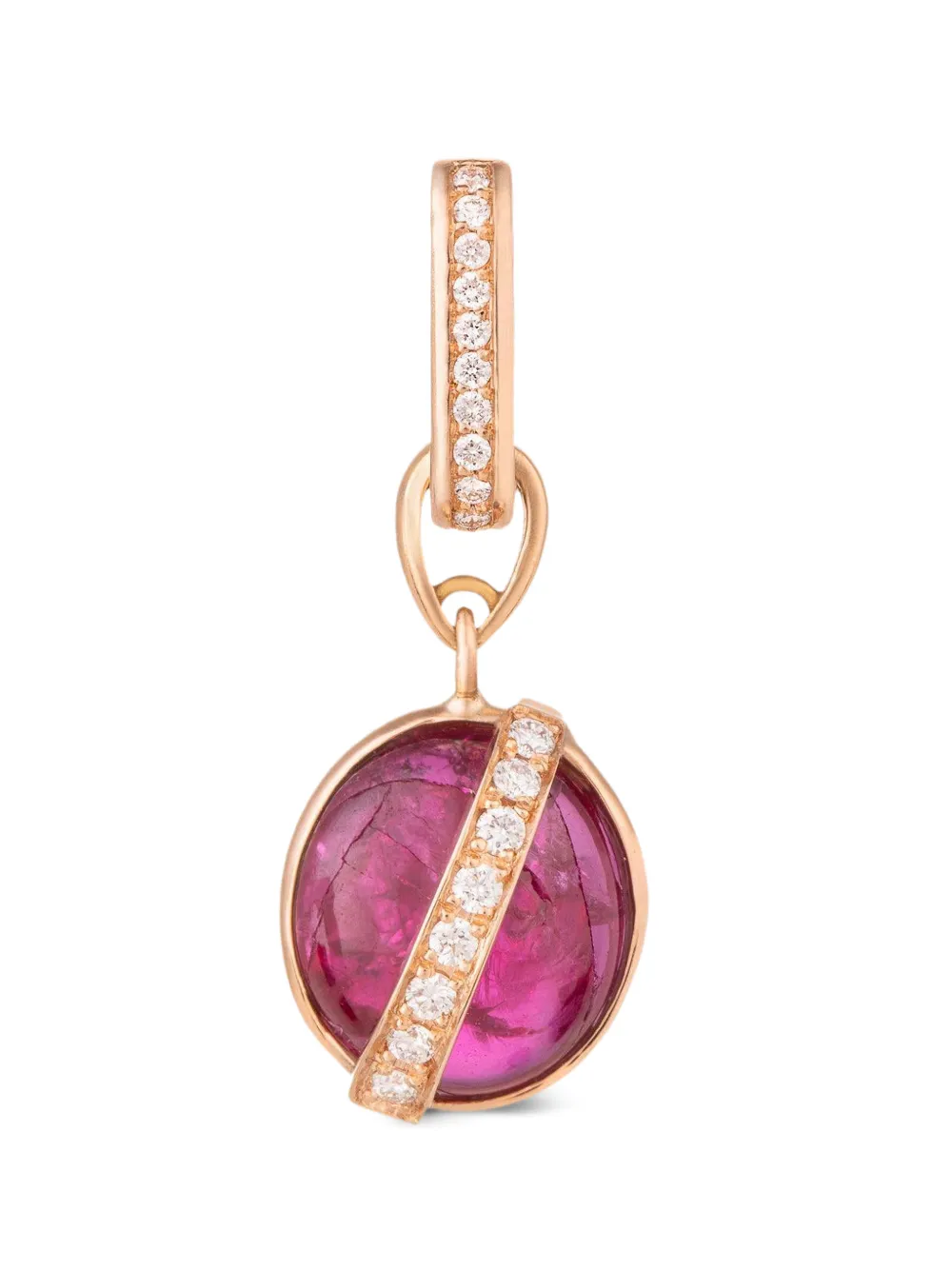 CLARA CHEHAB Liberté ruby and diamond charm