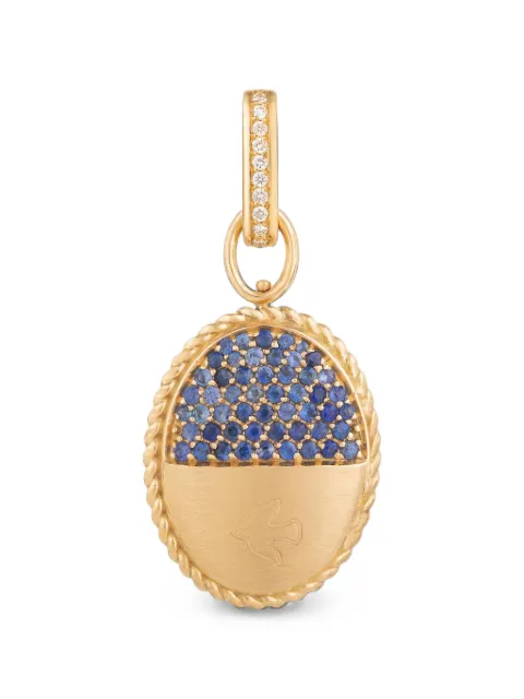 CLARA CHEHAB medium Liberté sapphire and diamond charm