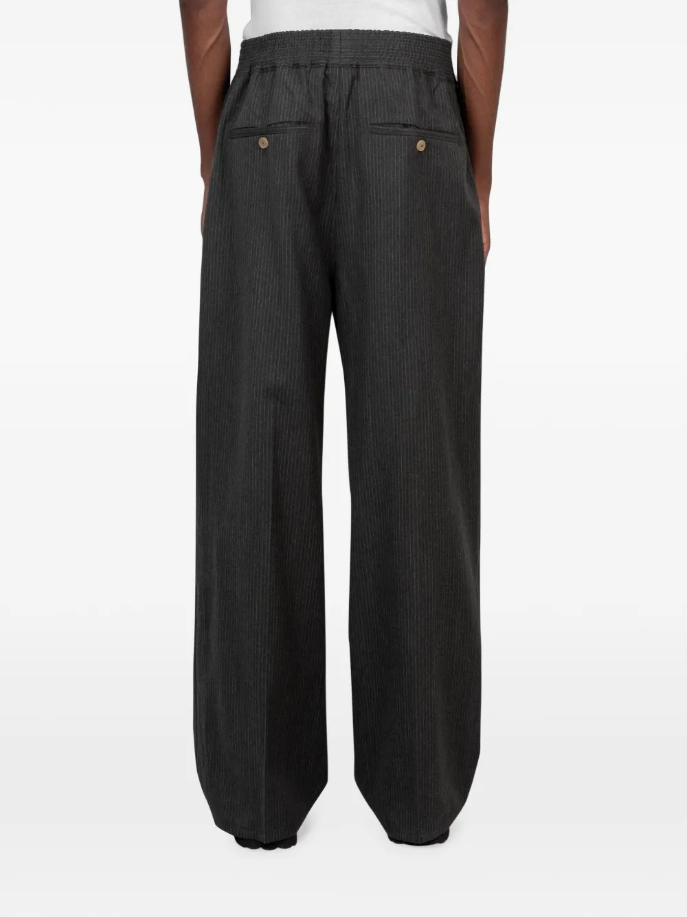 Jacquemus The Miami pantalon met elastische taille Grijs