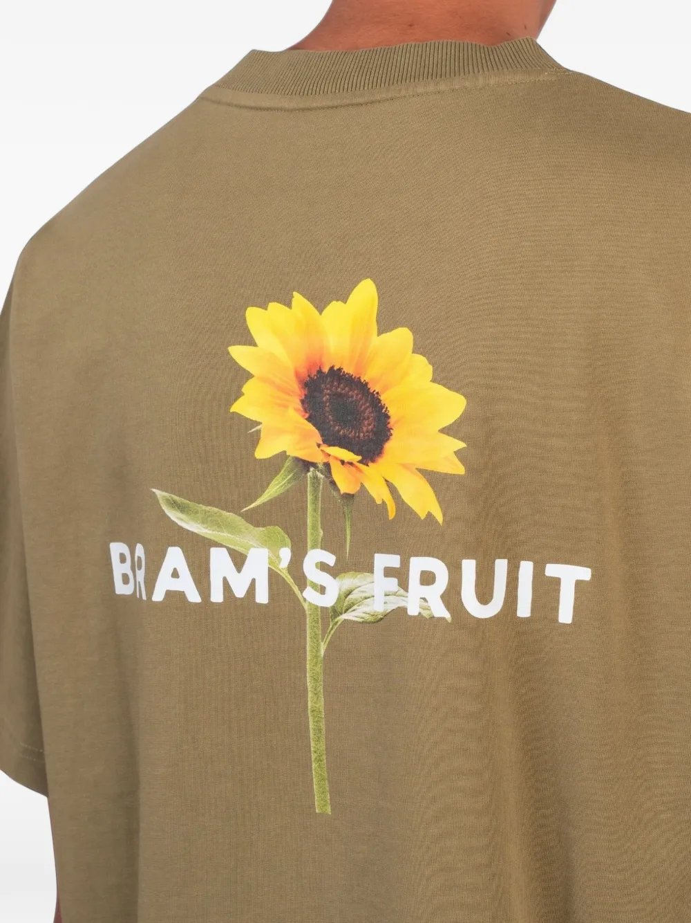 Bram s Fruit sunflower-print T-shirt Groen