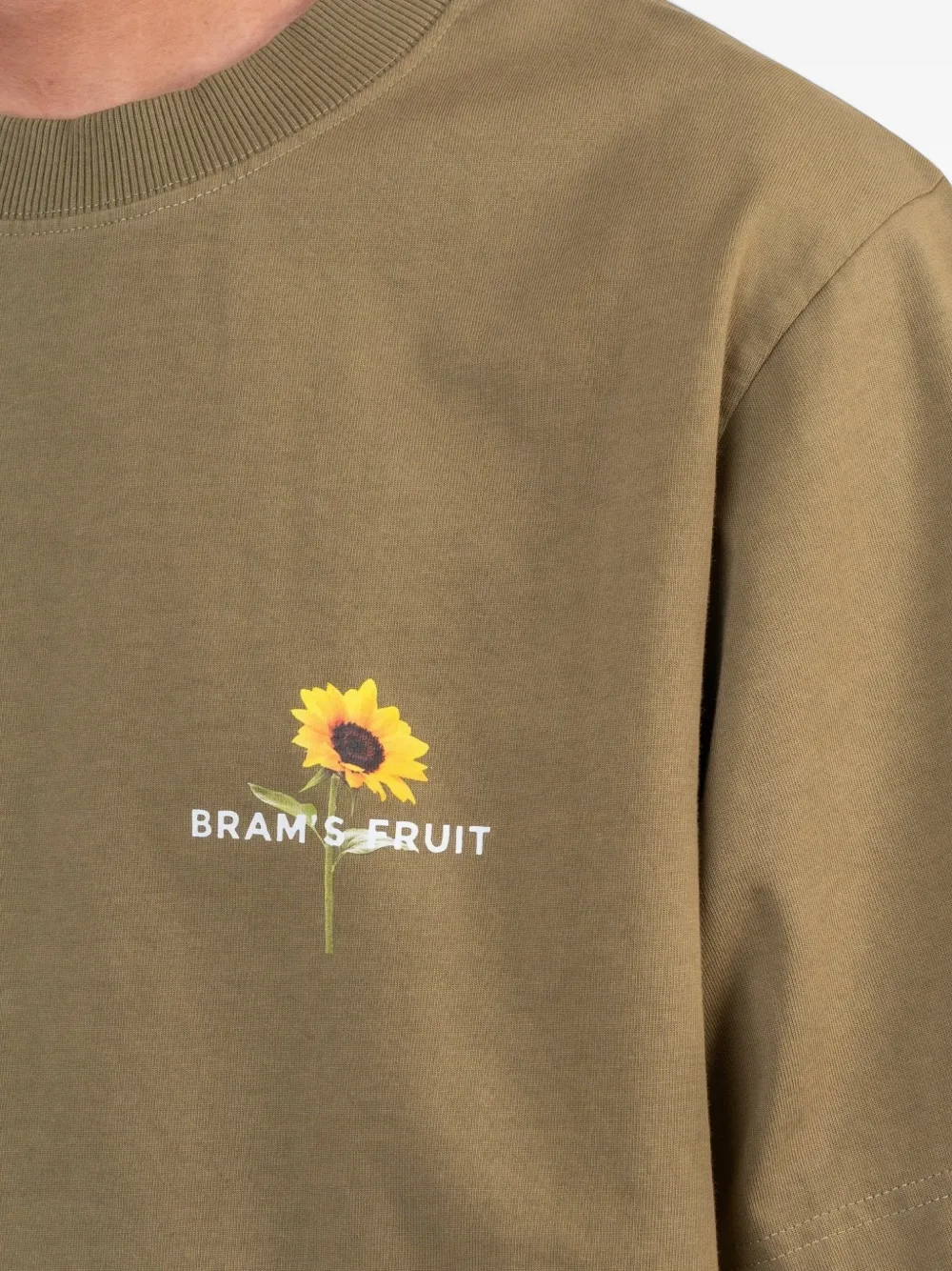 Bram s Fruit sunflower-print T-shirt Groen