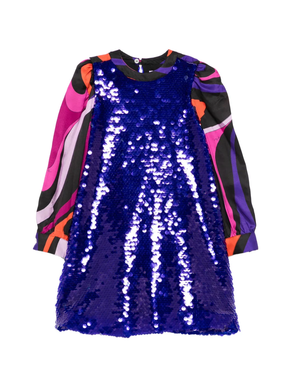 PUCCI Junior sequin-embellished mini dress - Viola