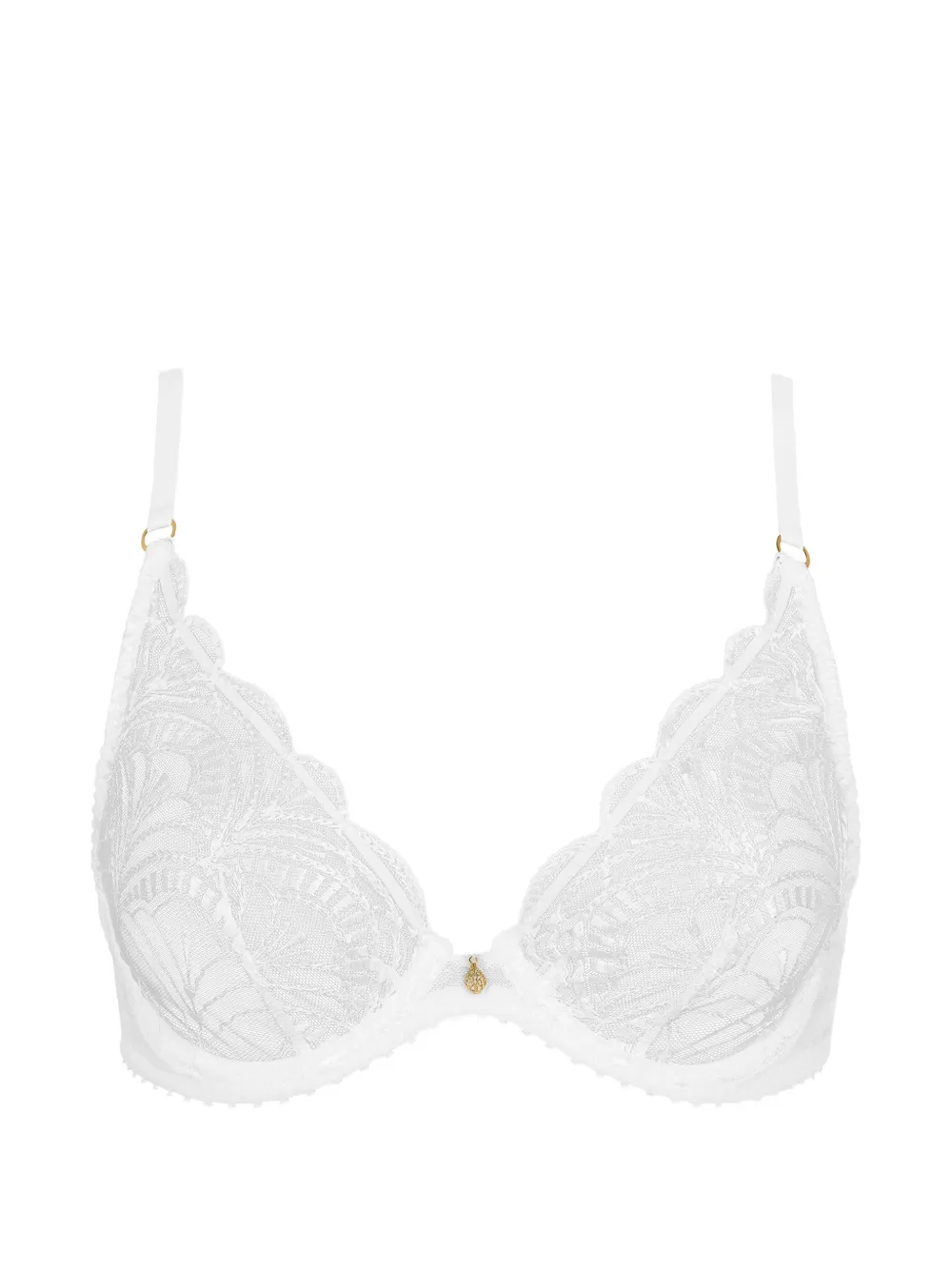 Aubade Reggiseno Vibes ricamato con ferretto - Bianco