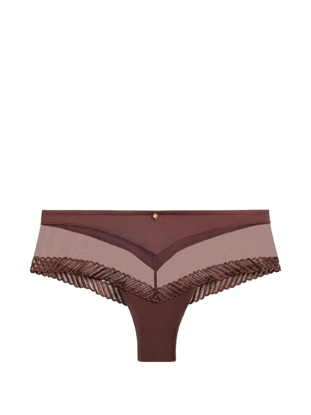 Aubade Slip Sheer Emotion - Marrone