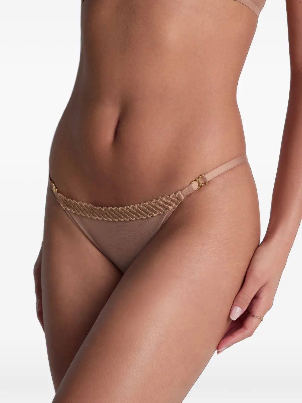Aubade Sheer Emotion slip Beige