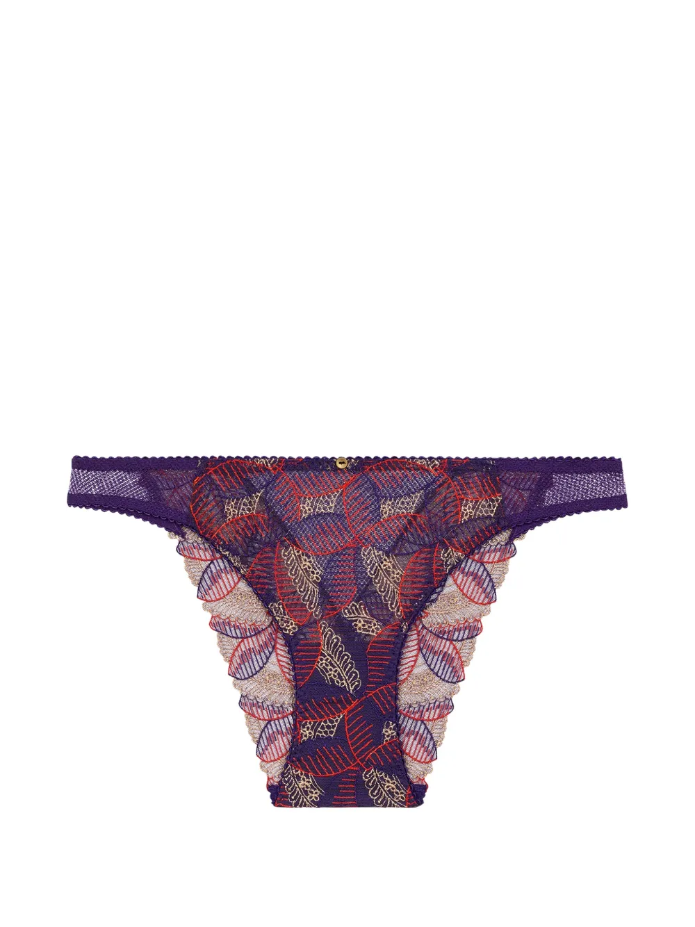 Aubade Reggiseno Life Celebration con ricamo - Viola