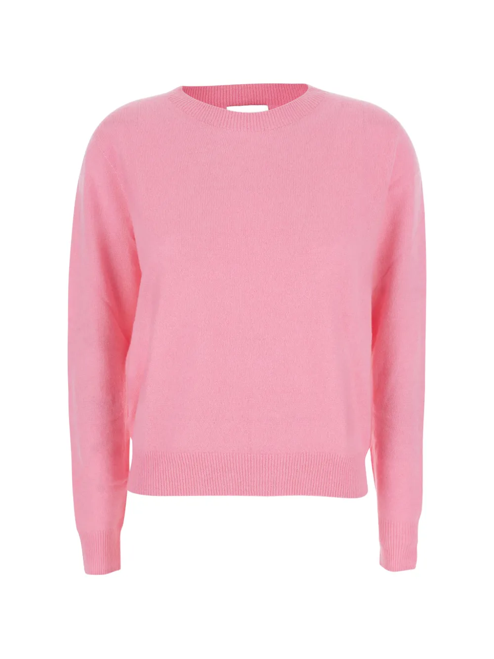 Solocascmir crew-neck ribbed-trim sweater