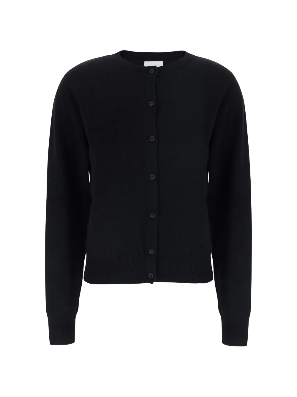 Solocascmir button-front knitted cardigan - Black