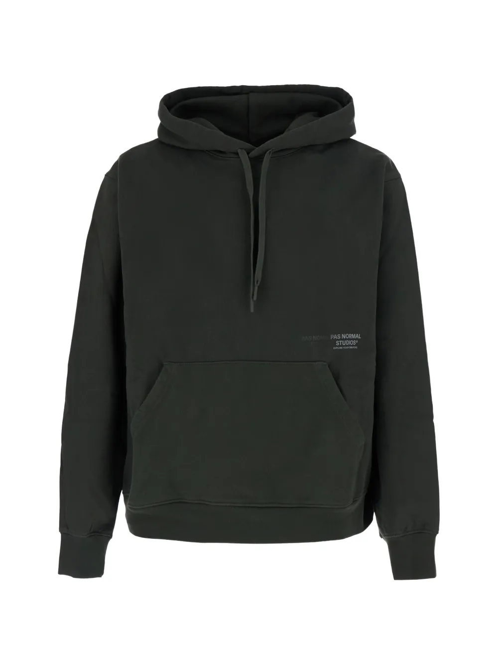 Pas Normal Studios Logo-print Cotton Hoodie In Green