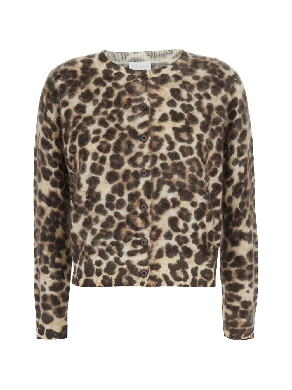 Solocascmir Macula leopard-print button-up cardigan - Neutrals