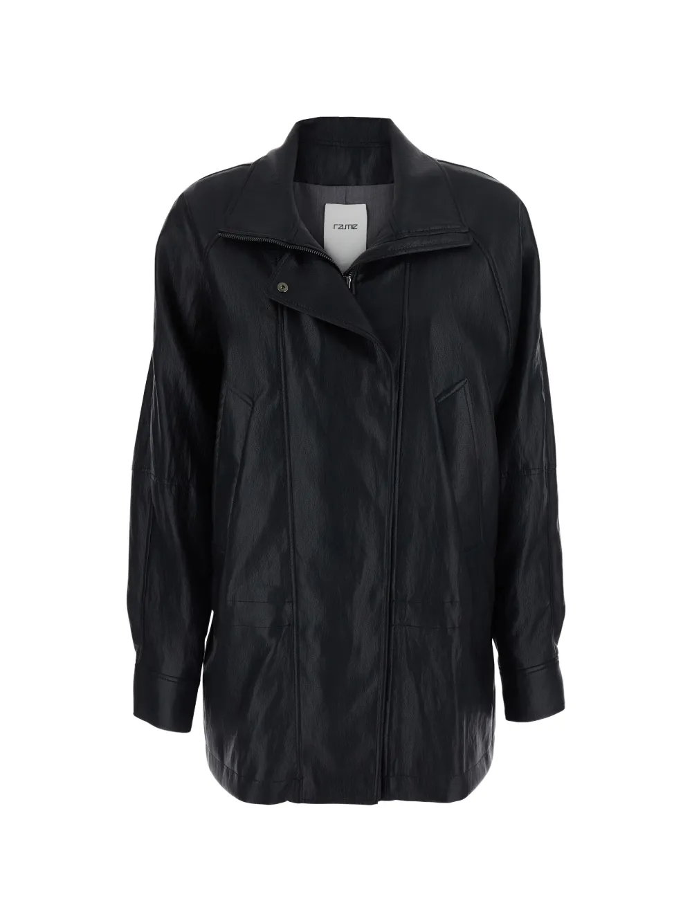 Rame Elasticated-waist Jacket In Black