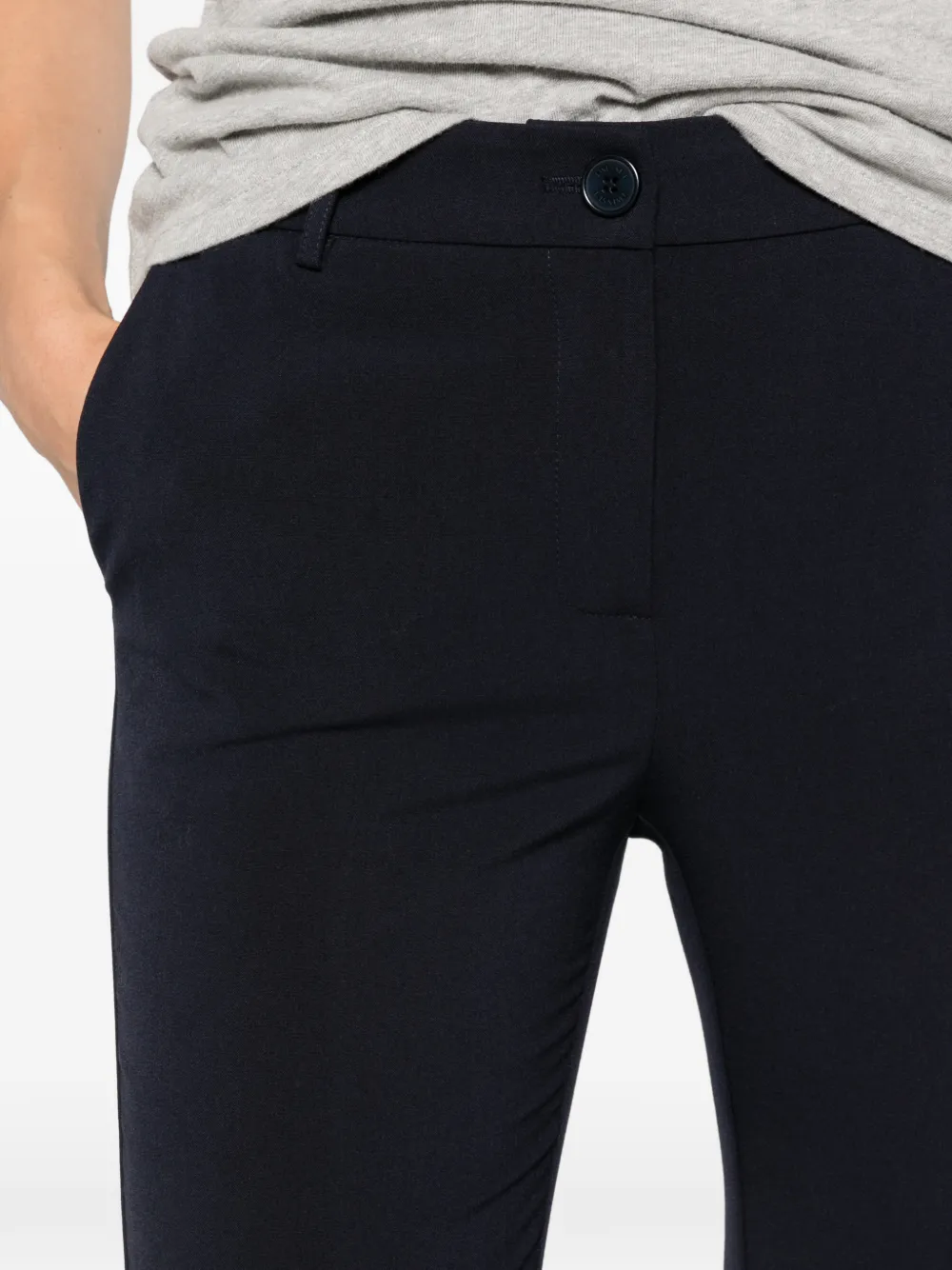 TWINSET Straight broek Blauw