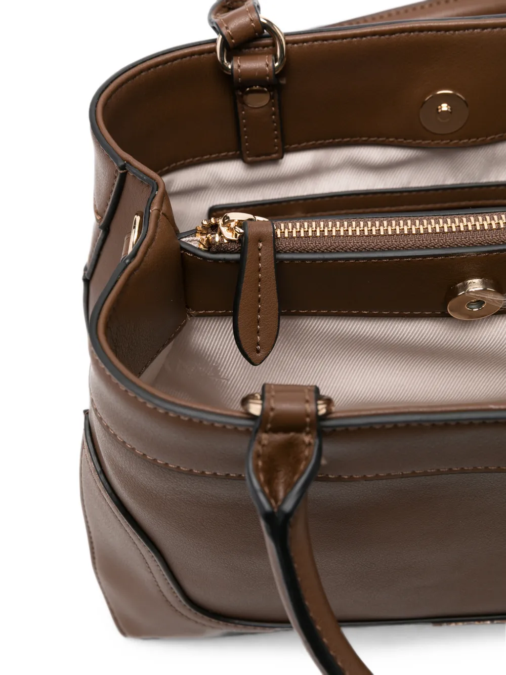 TWINSET Heuptas met logoplakkaat Bruin
