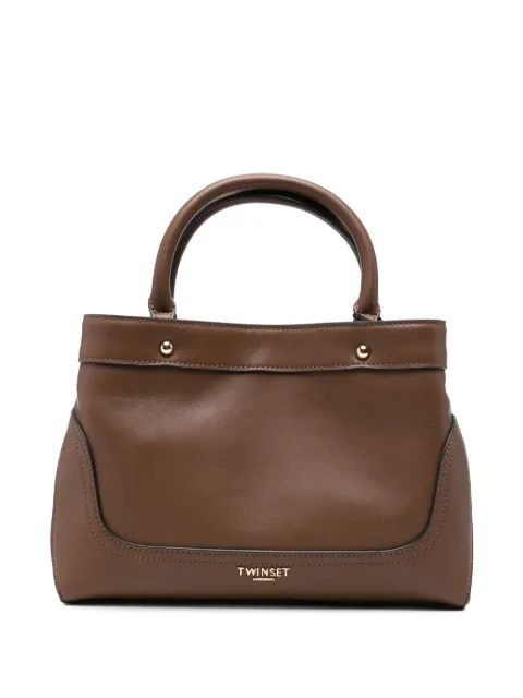TWINSET logo-plaque tote bag