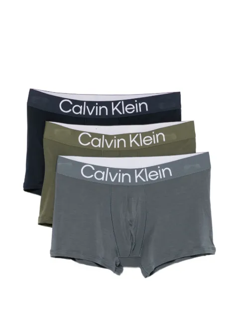 Calvin Klein logo-waistband boxers (set of three)